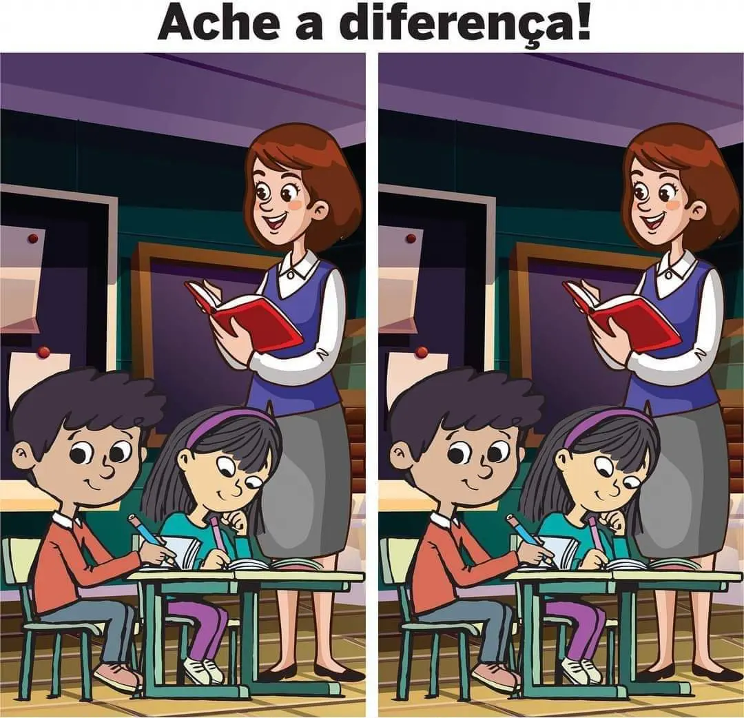 Ache a Diferença: A Sala de Aula