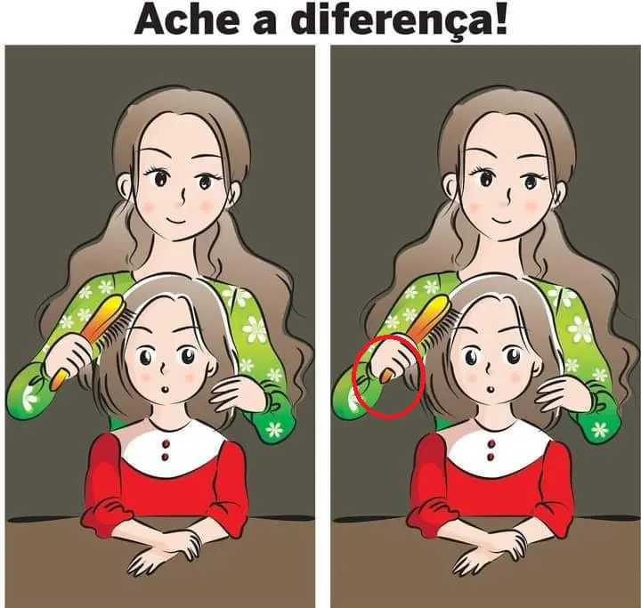 Resposta Ache a Diferença: Mãe e Filha