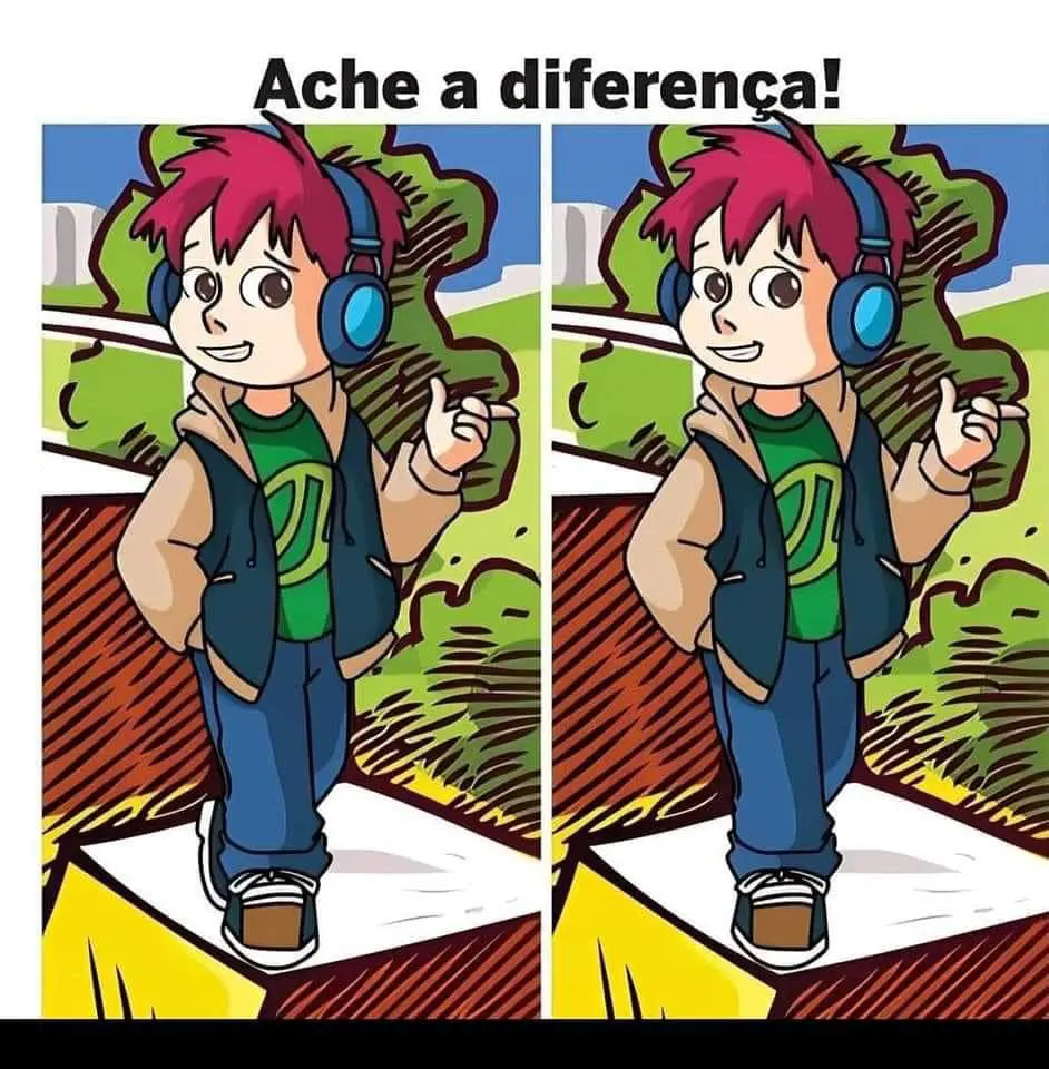 Ache a Diferença: O Menino Descolado