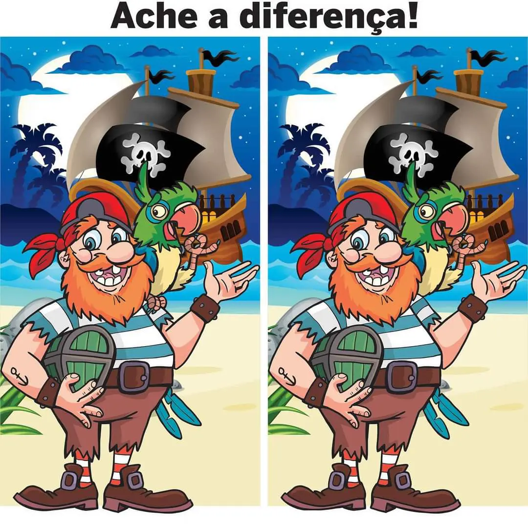 Ache a Diferença: O Pirata