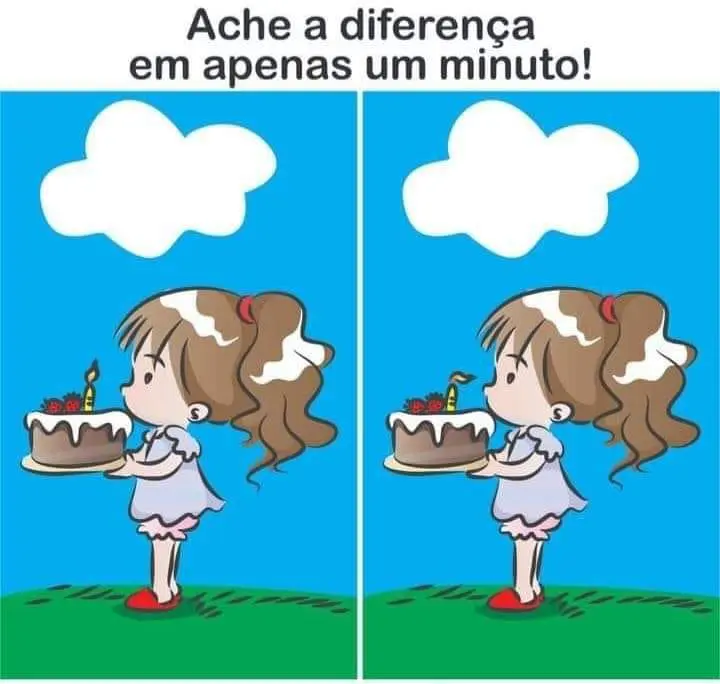 Ache a Diferença: O Bolo