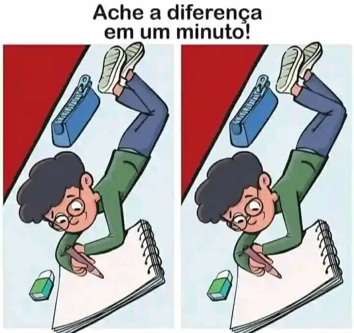 Ache a Diferença em 1 minuto: O Desenhista