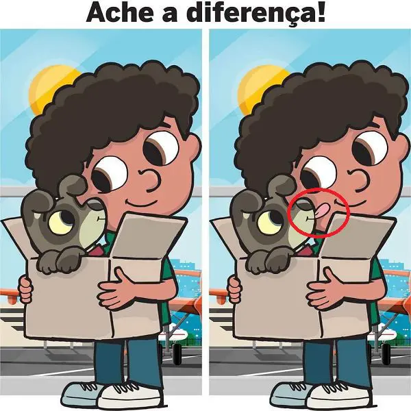 Resposta Ache a diferença: O Filhote