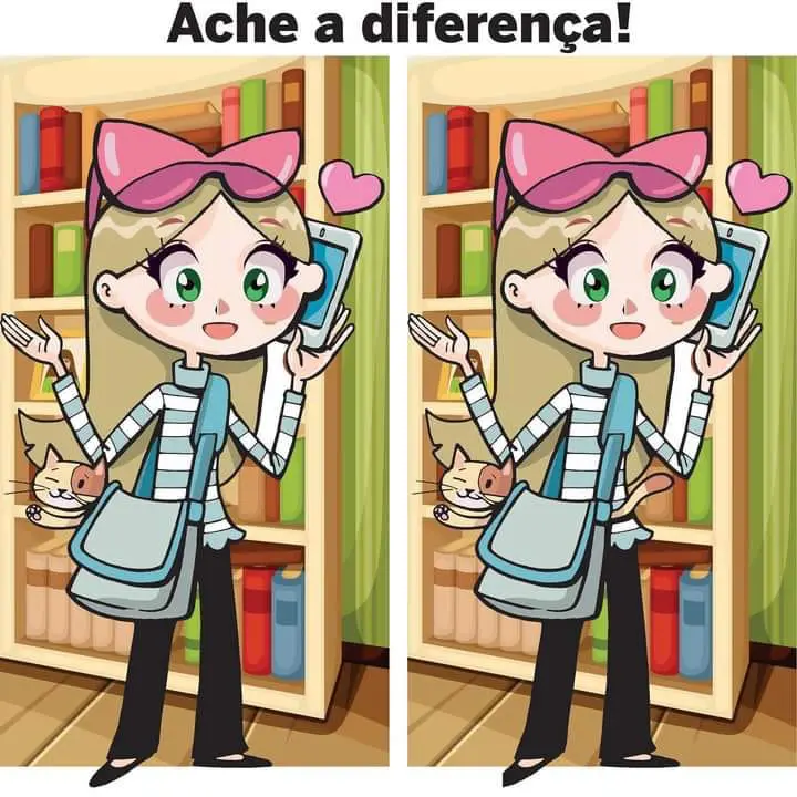 Ache a Diferença: O Gatinho n Bolsa