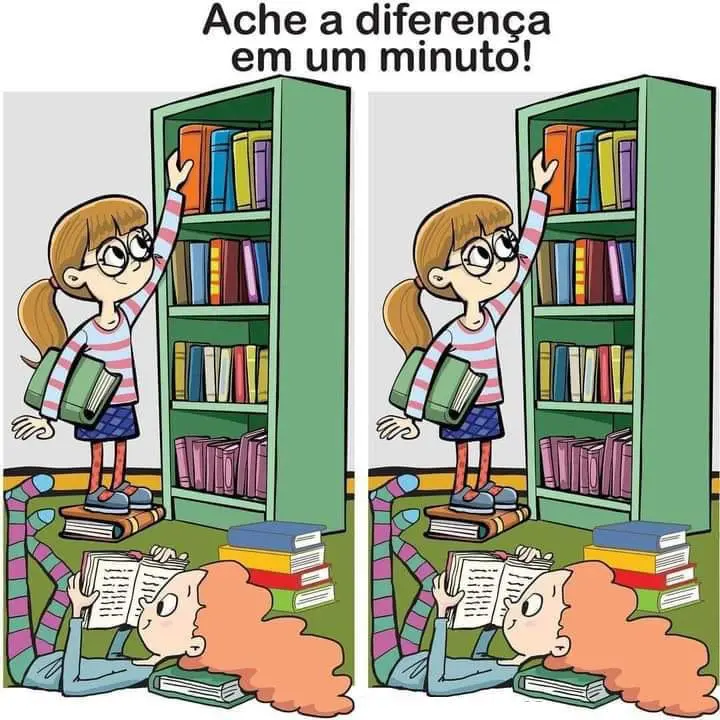 Ache a Diferença: A Hora da Leitura