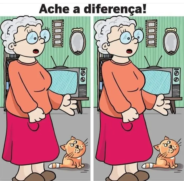 Ache a Diferença: A Idosa