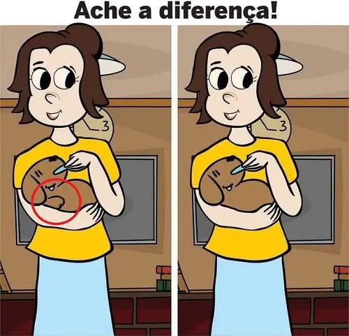 Resposta Ache a Diferença: A Mãe de Pet