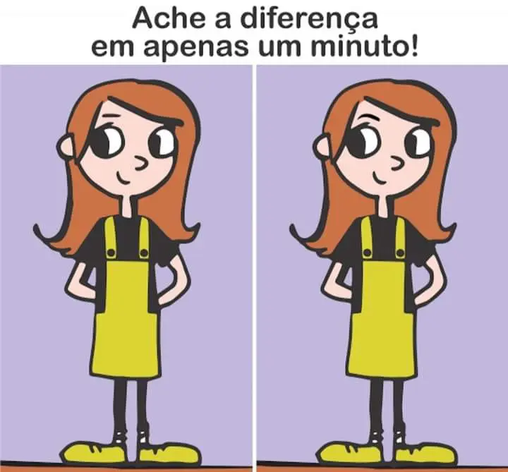 Ache a Diferença: A Menina de Amarelo