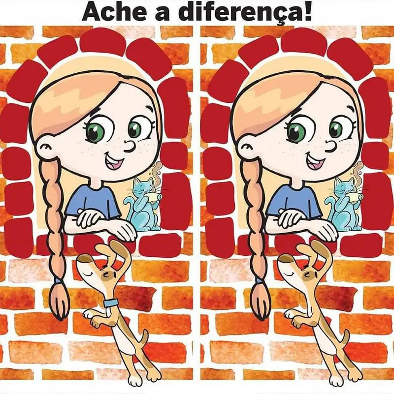 Ache a Diferença: A Menina na Janela