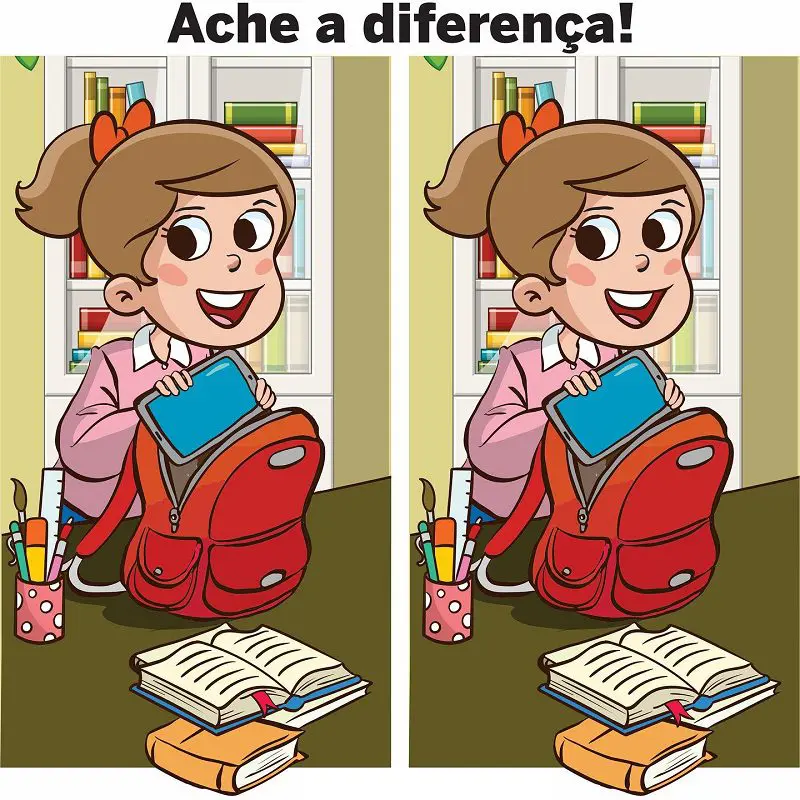 Ache a Diferença: Arrumando a Mochila