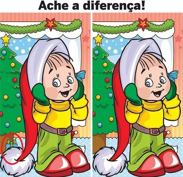 Resposta Ache a Diferença: O Espírito Natalino