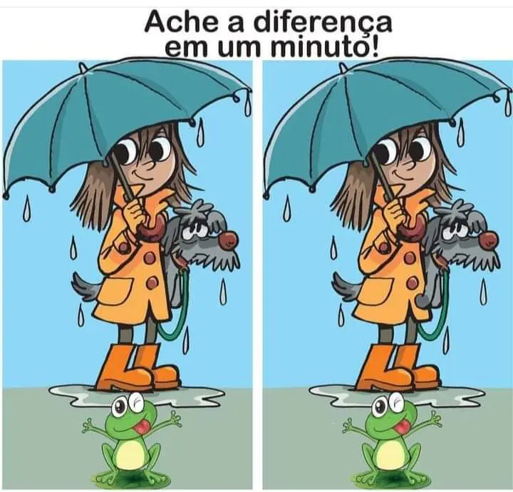 Ache a Diferença: O Passeio na Chuva