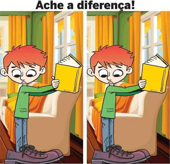 Ache a Diferença: O Sapato Grande