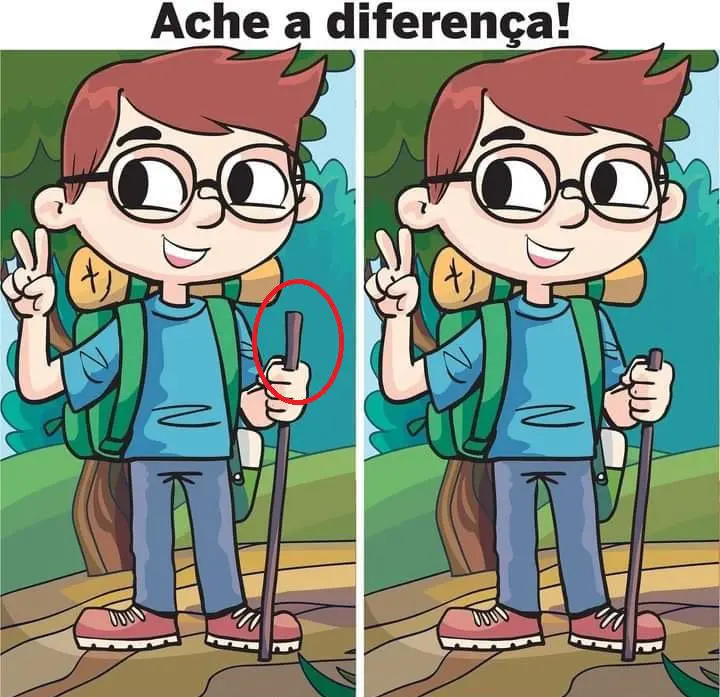 Resposta Ache a Diferença: O Trilheiro