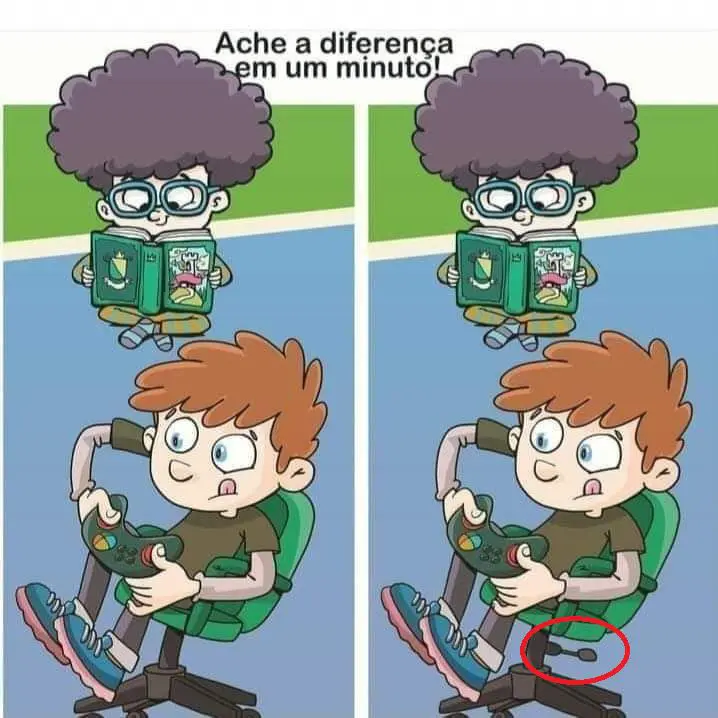 Resposta Ache a Diferença: Os Amigos