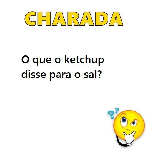 o que o ketchup disse para o sal?