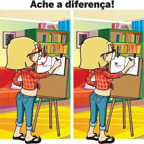 Resposta Ache a Diferença: A Artista