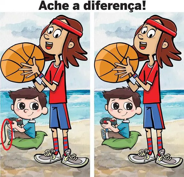 Resposta Ache a Diferença: A Diversão dos Amigos