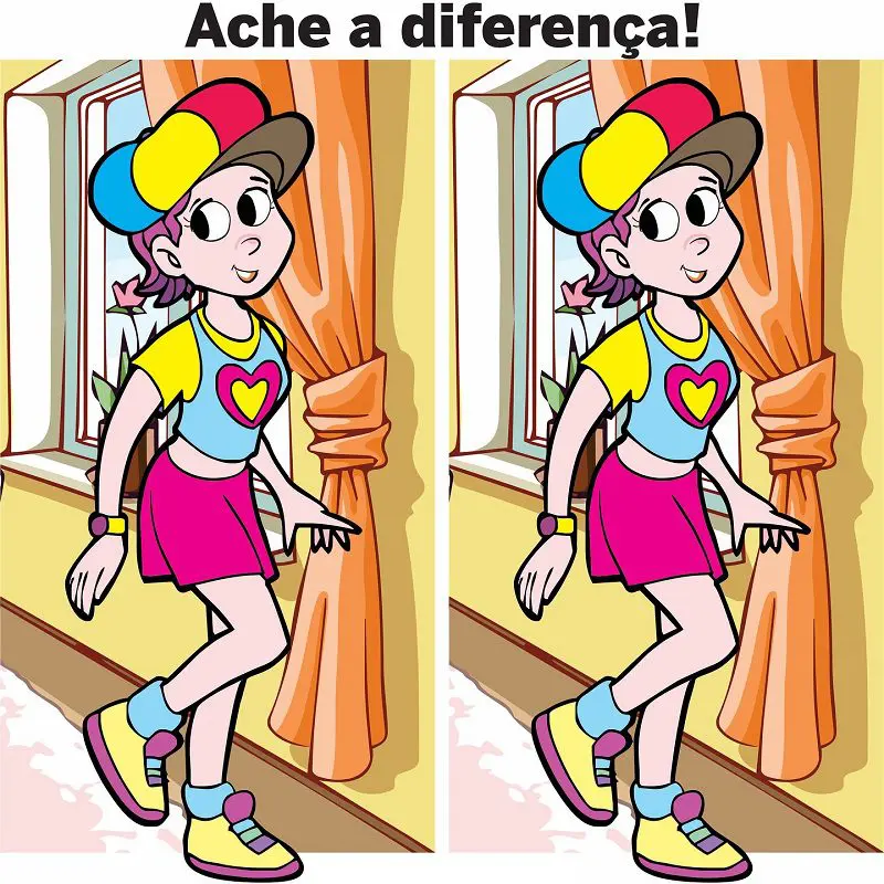 Ache a Diferença: A Menina De Boina