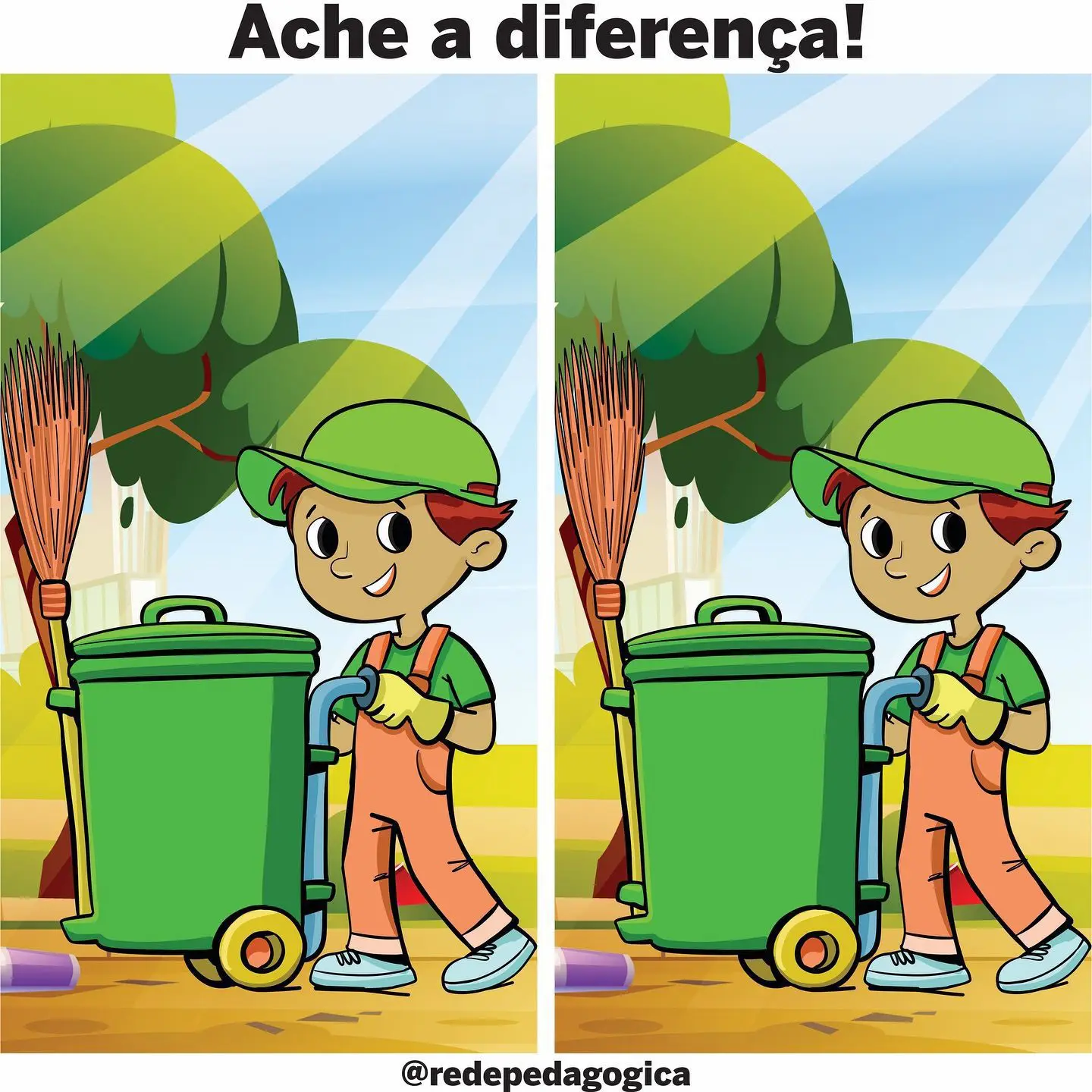 Ache a Diferença: O Gari