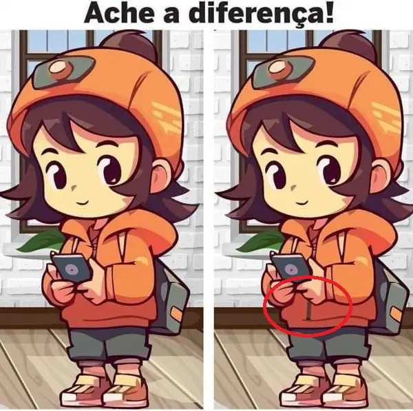 Resposta Ache a Diferença: O Menino e seu iPod