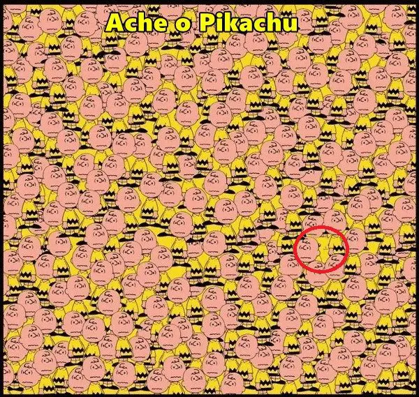 Resposta Ache o Pikachu