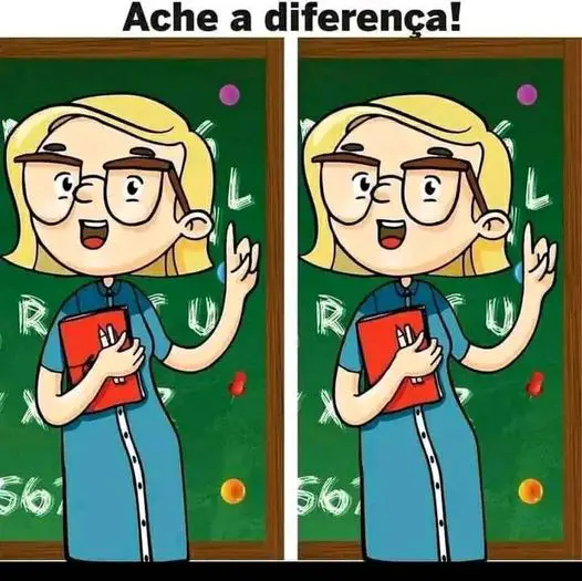 Ache a Diferença: A Professora