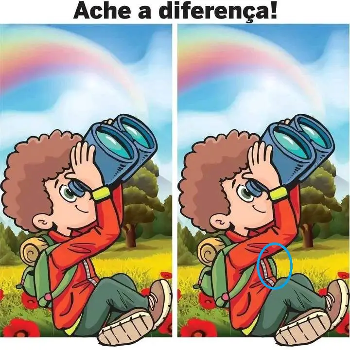 Resposta Ache a Diferença: O Binóculo