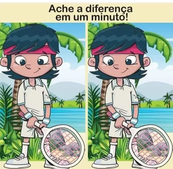 Ache a Diferença: O Tenista