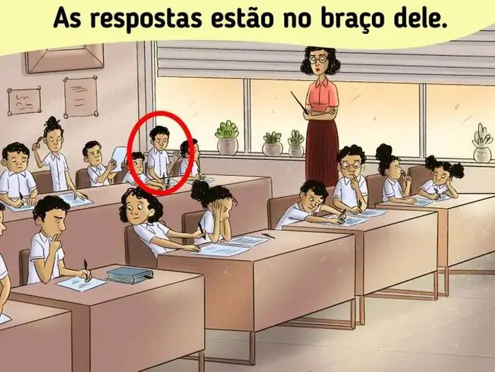 Resposta Qual Aluno Está Colando?