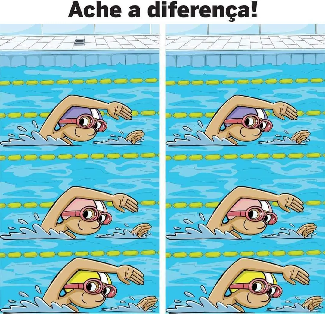 Ache a Diferença: A Nadadora