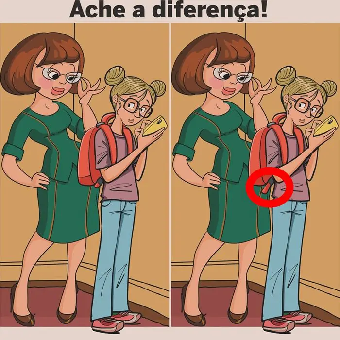 Resposta Ache a Diferença: Dia das Mães