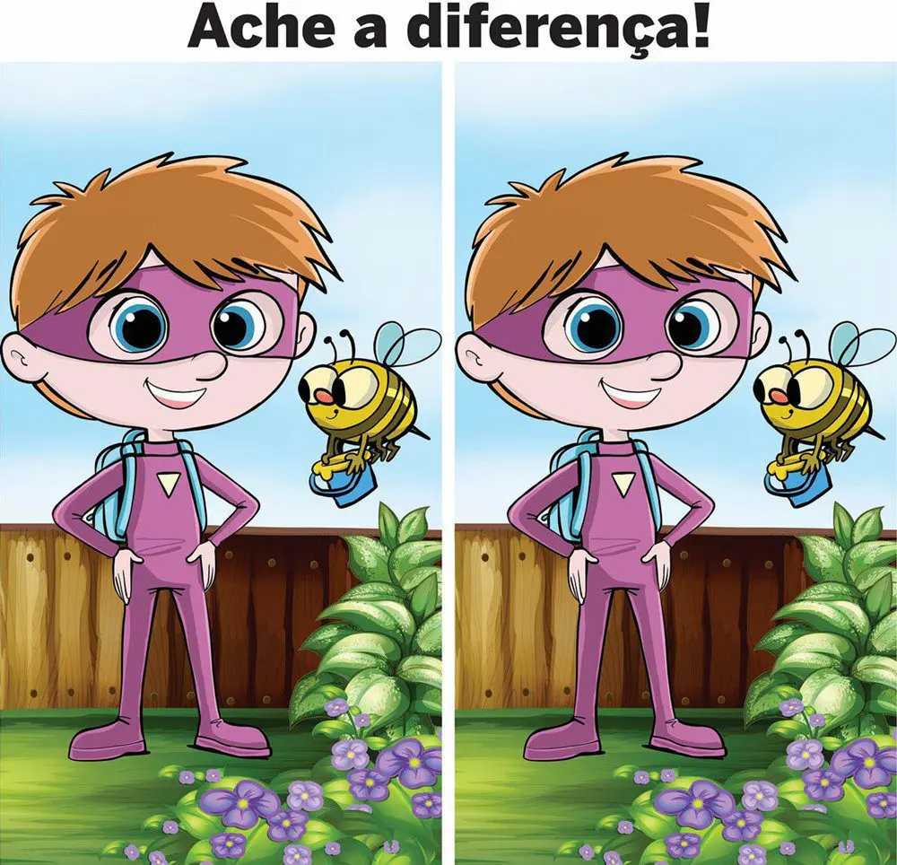 Ache a Diferença: O Menino Super Herói