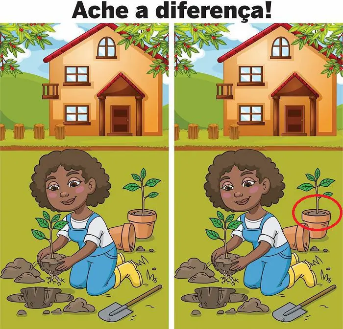 Resposta Dia da Terra: Ache a Diferença - A Menina que Planta Árvores