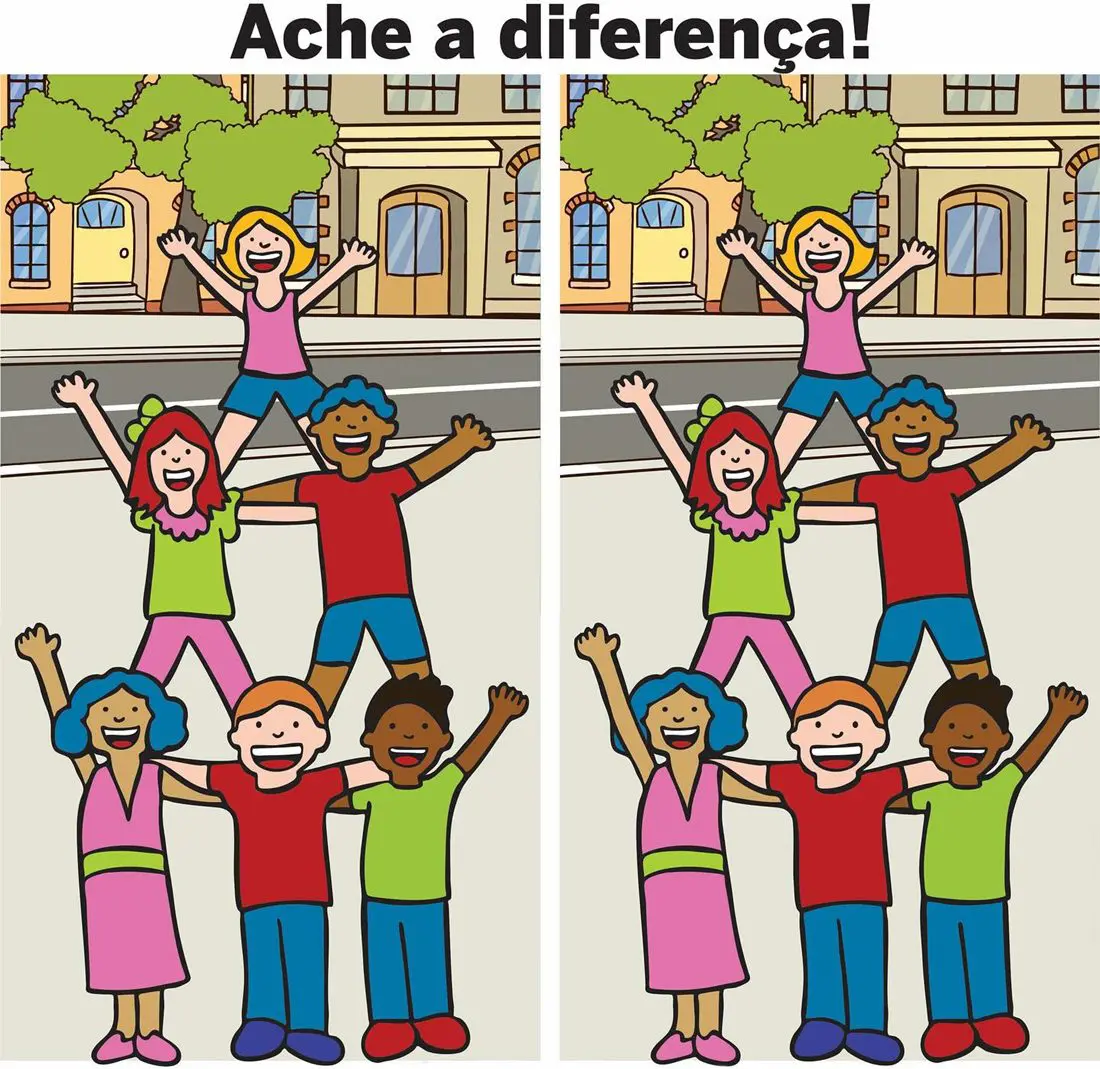 Ache a Diferença: A Pirâmide Humana