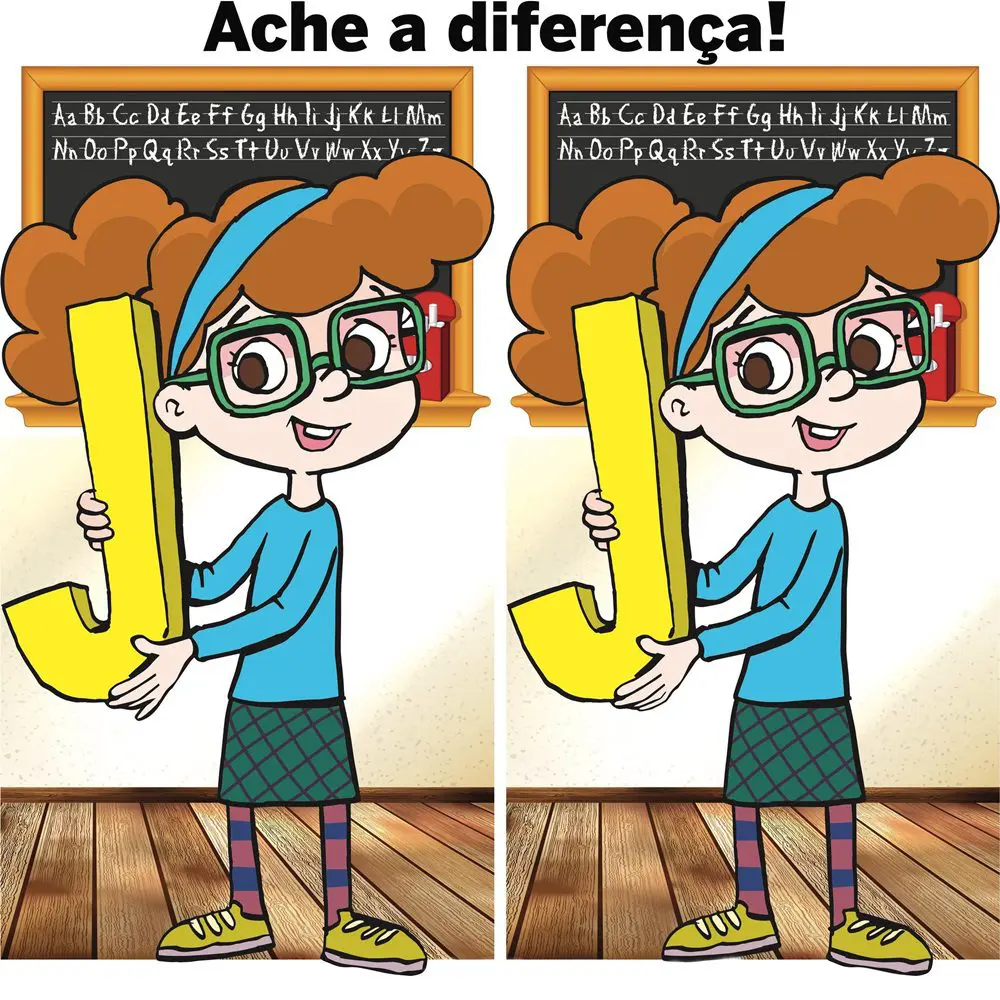 Ache a Diferença: O Alfabeto