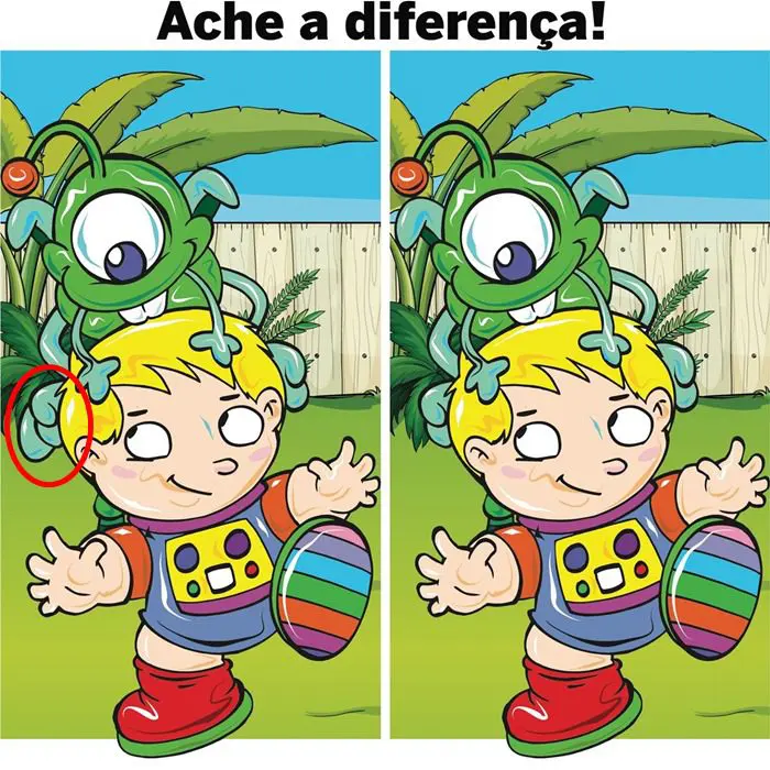 Resposta Ache a Diferença: O Alienígena