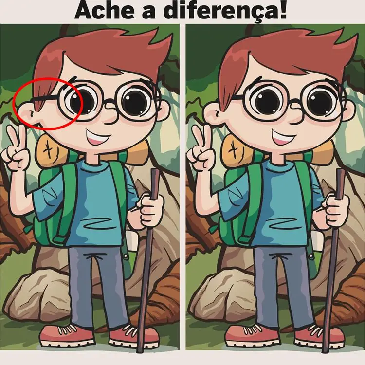 Resposta Ache a Diferença: O Campista