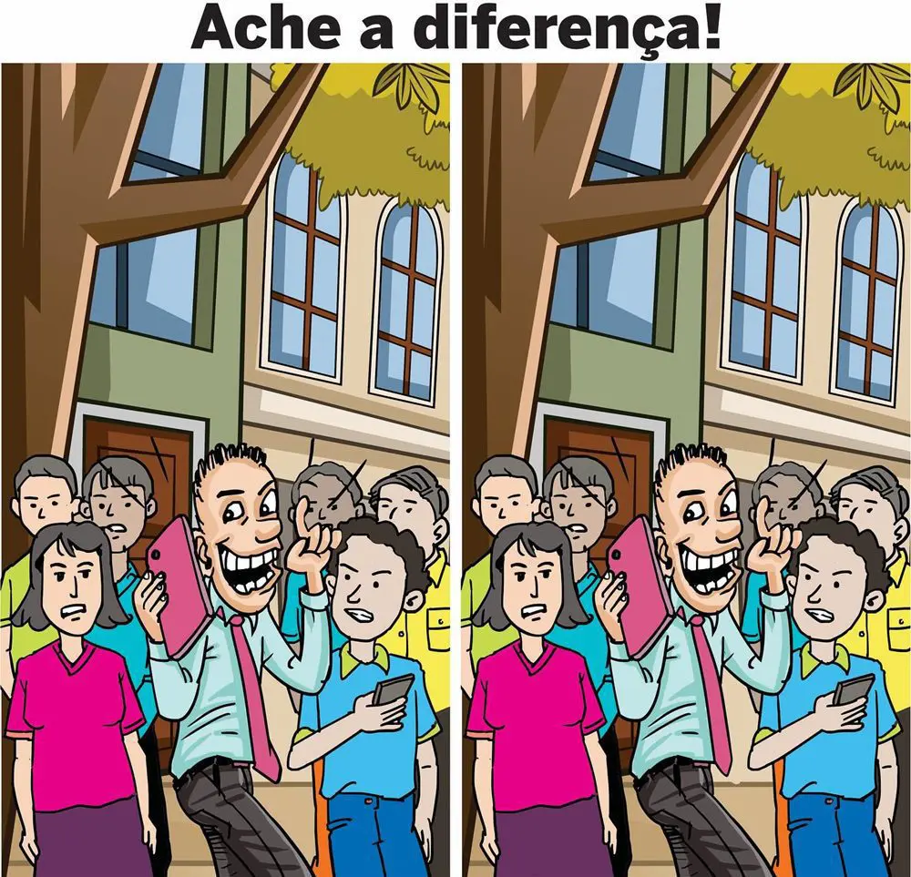 Ache a Diferença: O Homem no Celular