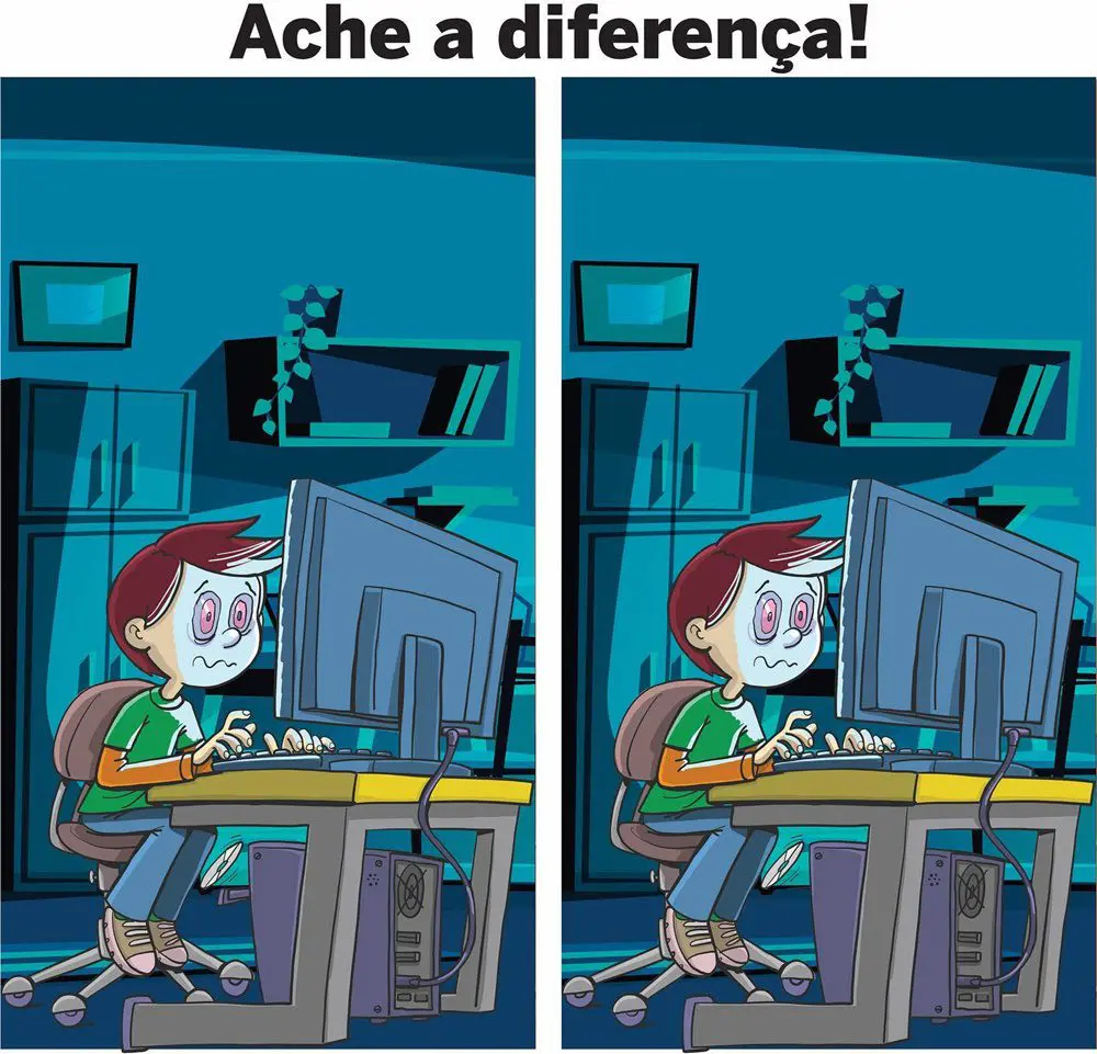 Ache a Diferença: Viciado em Jogos