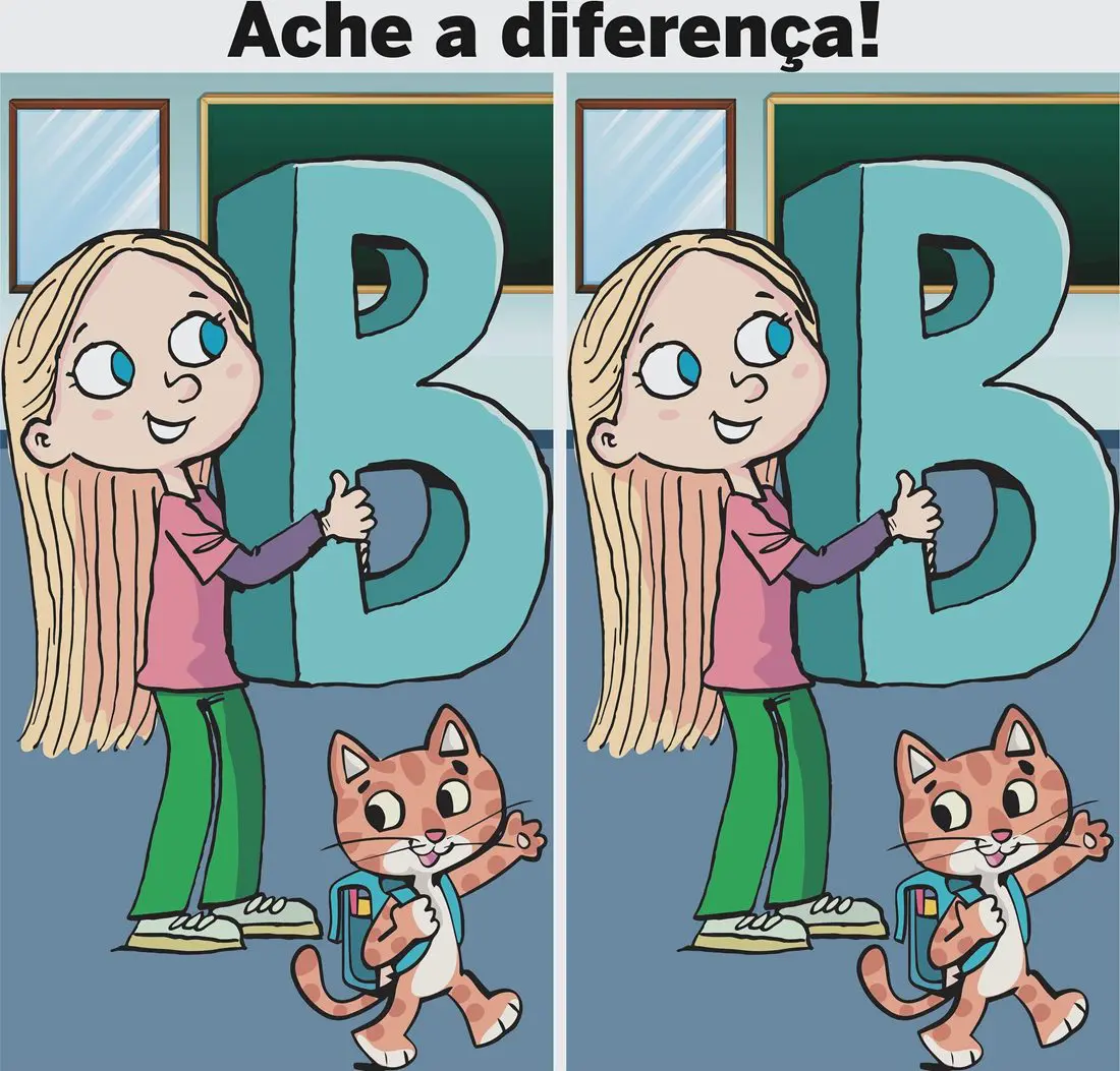 Ache a Diferença: A Letra B