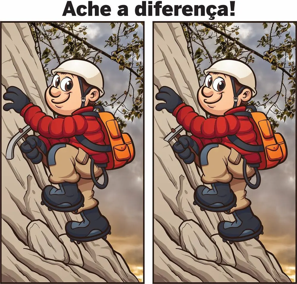 Ache a Diferença: O Alpinista