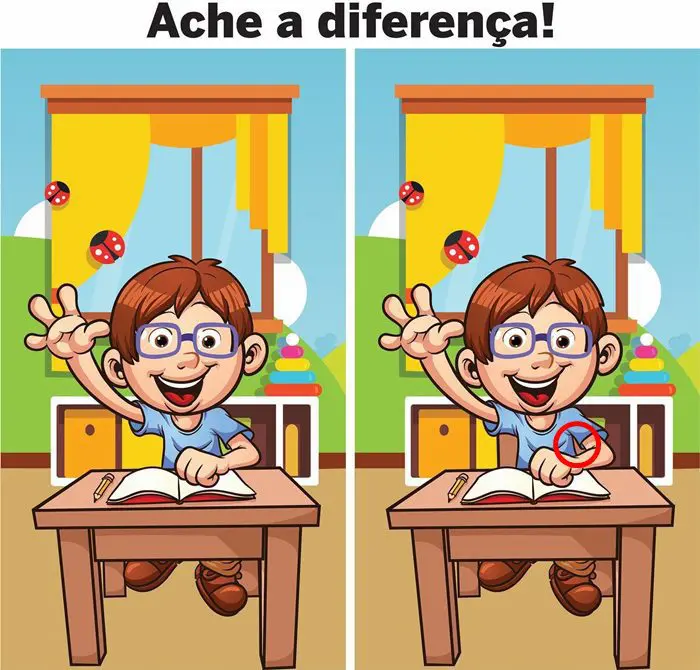 Resposta Ache a Diferença: O Aluno Que Sabe a Resposta