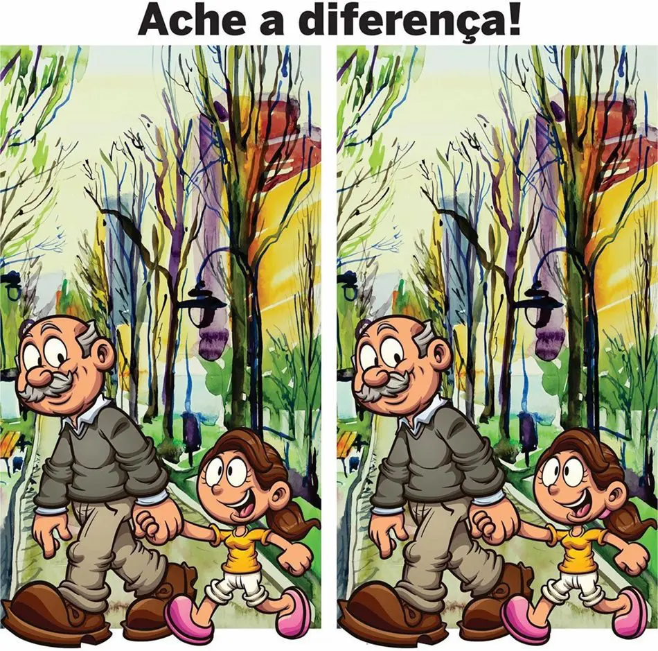 Ache a Diferença: O Avô e a Neta