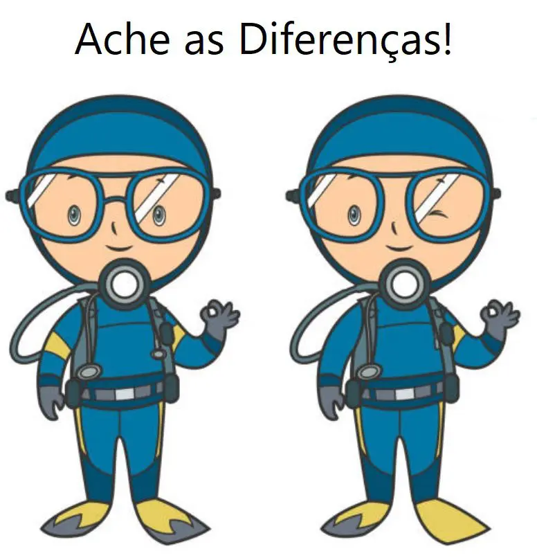 Ache as Diferenças: O Mergulhador