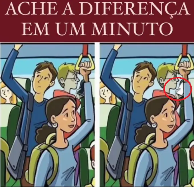 Resposta Ache a Diferença: Os Passageiros