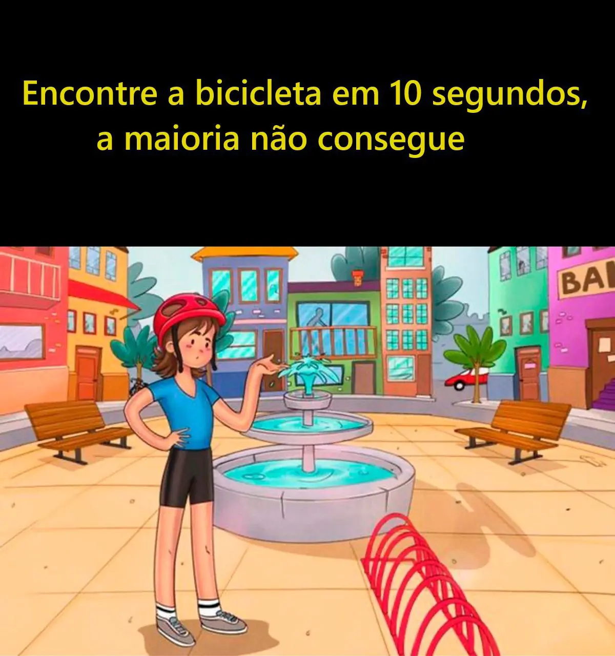 Encontre a Bicicleta em 10 Segundos