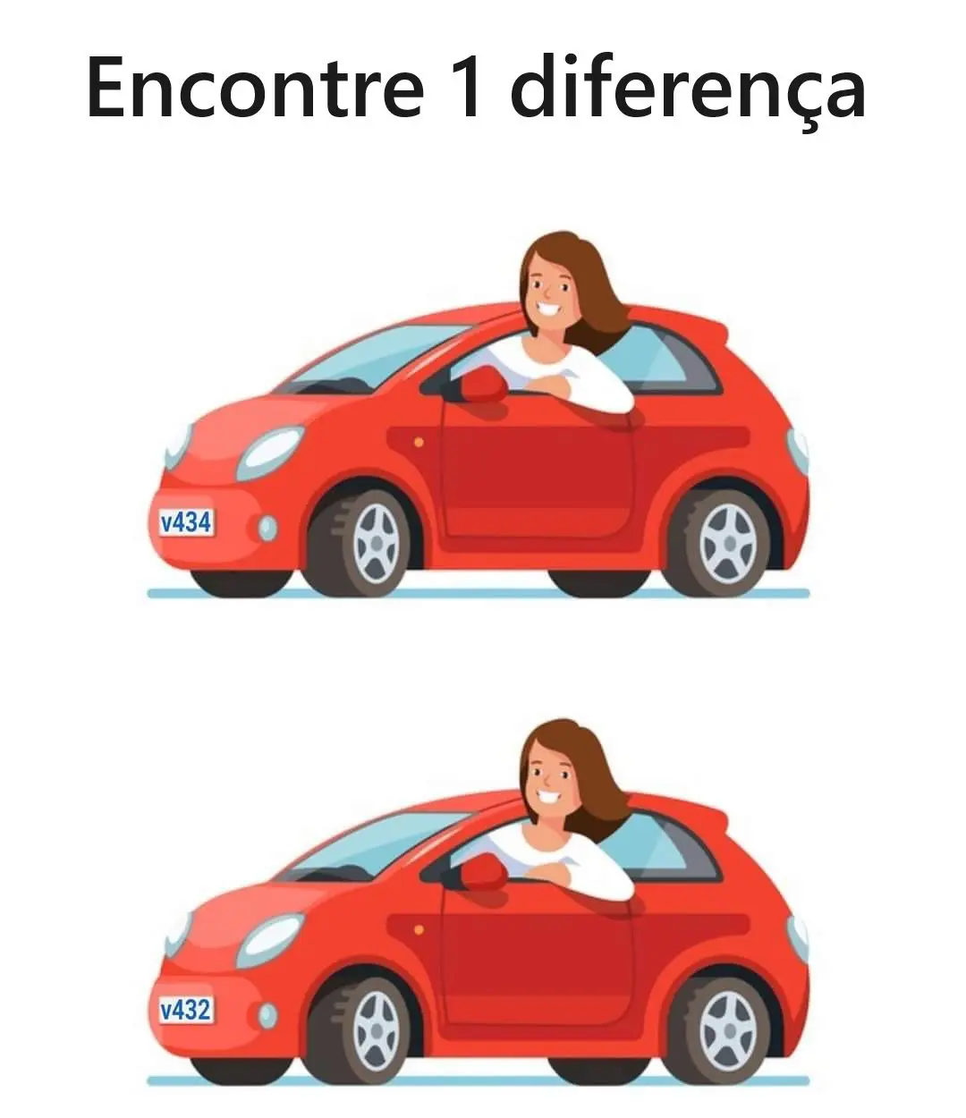 Encontre 1 Diferença: A Motorista