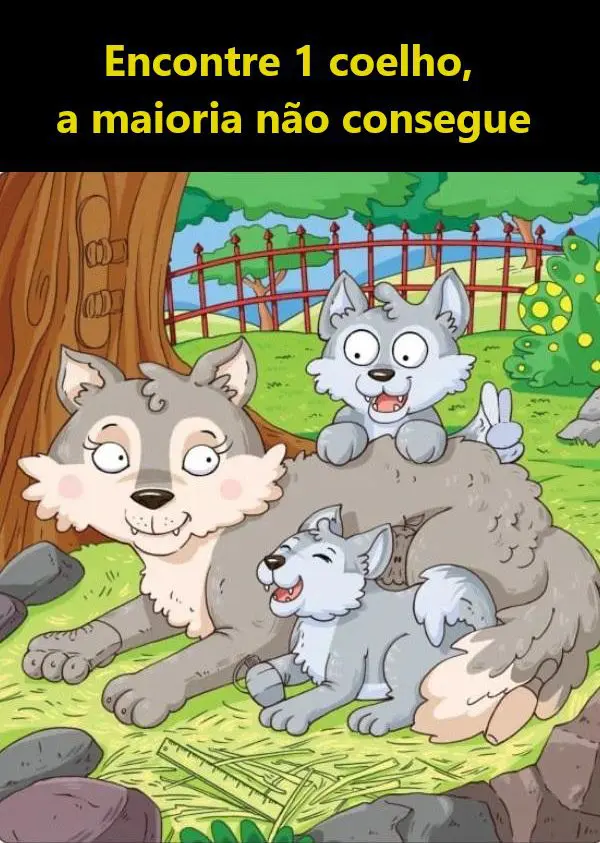 Encontre 1 Coelho, a maioria não consegue