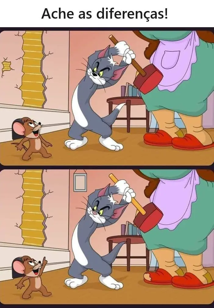 Ache as Diferenças: Tom e Jerry